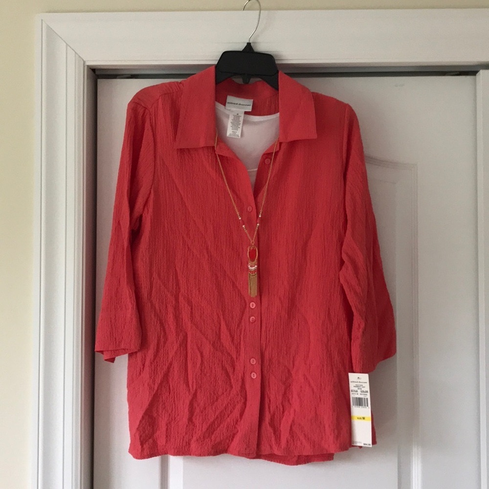 Alfred Dunner Coral Blouse